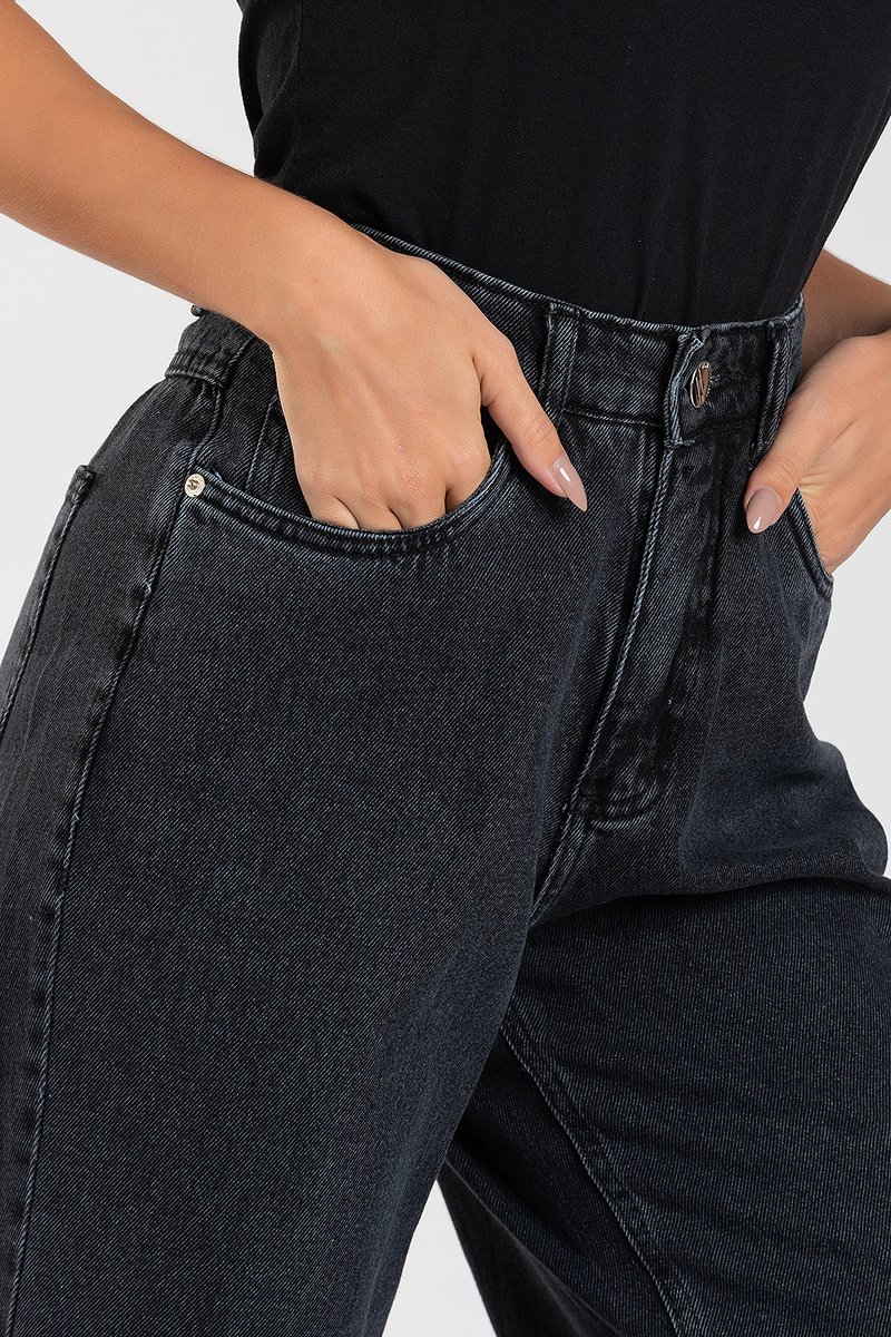 Calça Jeans Wide Leg June Estilo Moderno e Confortável